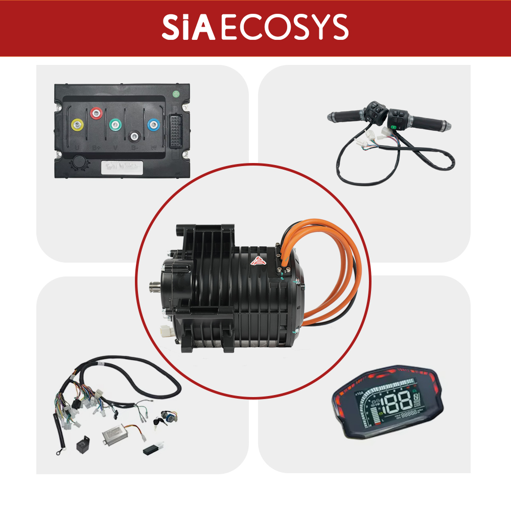 Mid Drive Motor Kit 72V 3000W - Kit de Motor de Tracción Media