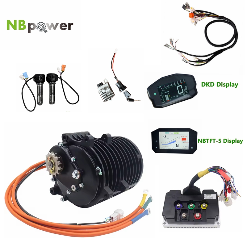 Mid Drive Motor Kit 72V 3000W - QS138 70H V3 3000W Motor de