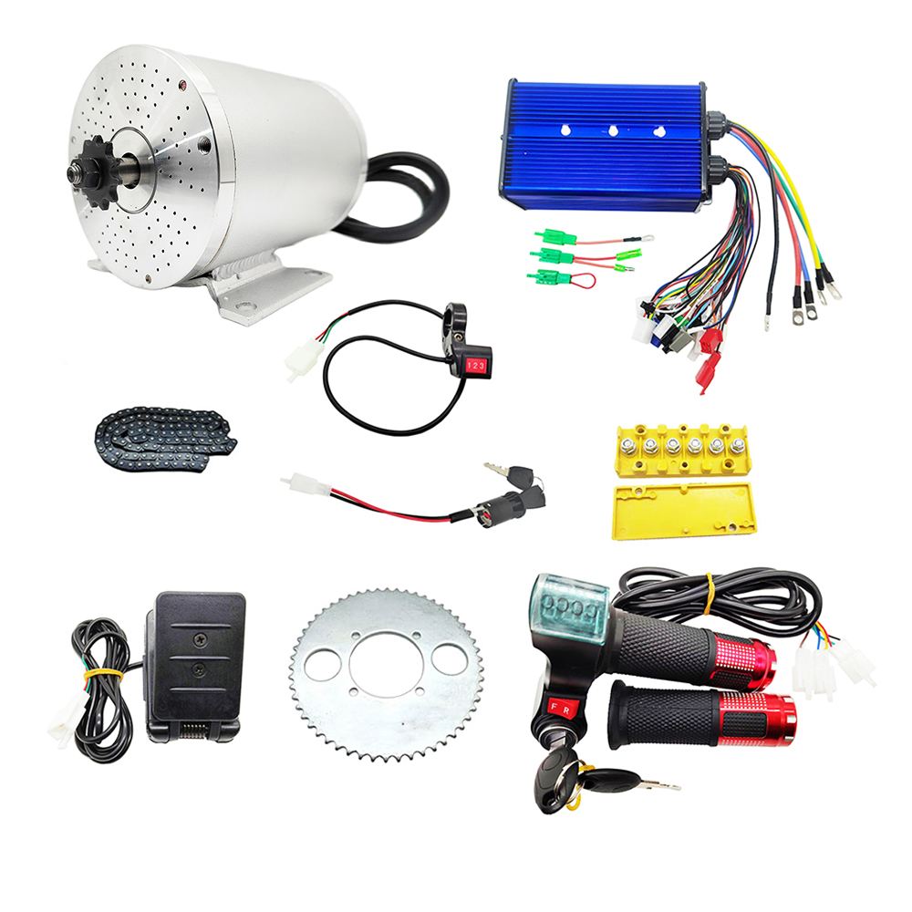 Kit de Motor Eléctrico DC sin  - Mid Drive Motor Kit 72V 3000W reseña y precio