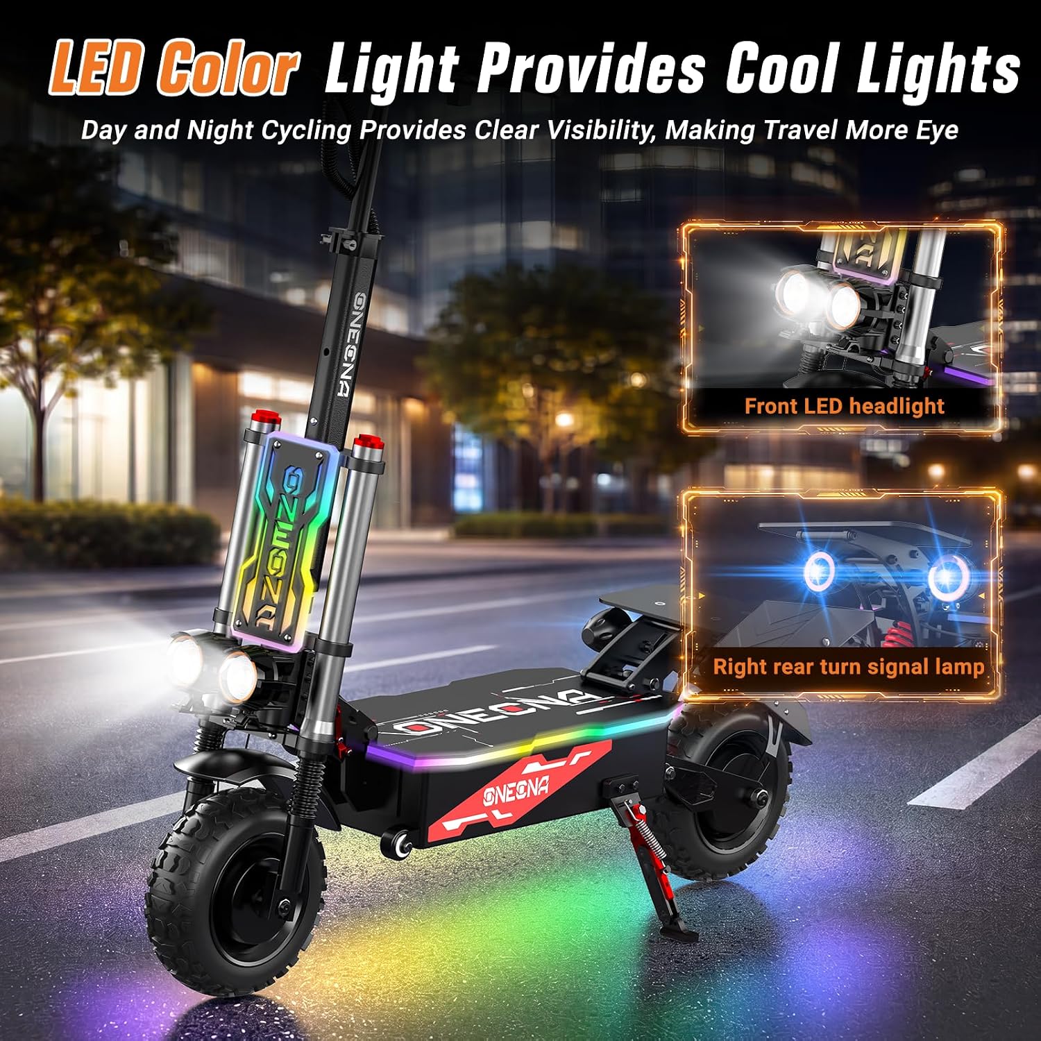 ONEONA GT8: patinete eléctrico - 60V 5600W Dual Motor Electric Scooter reseña y precio