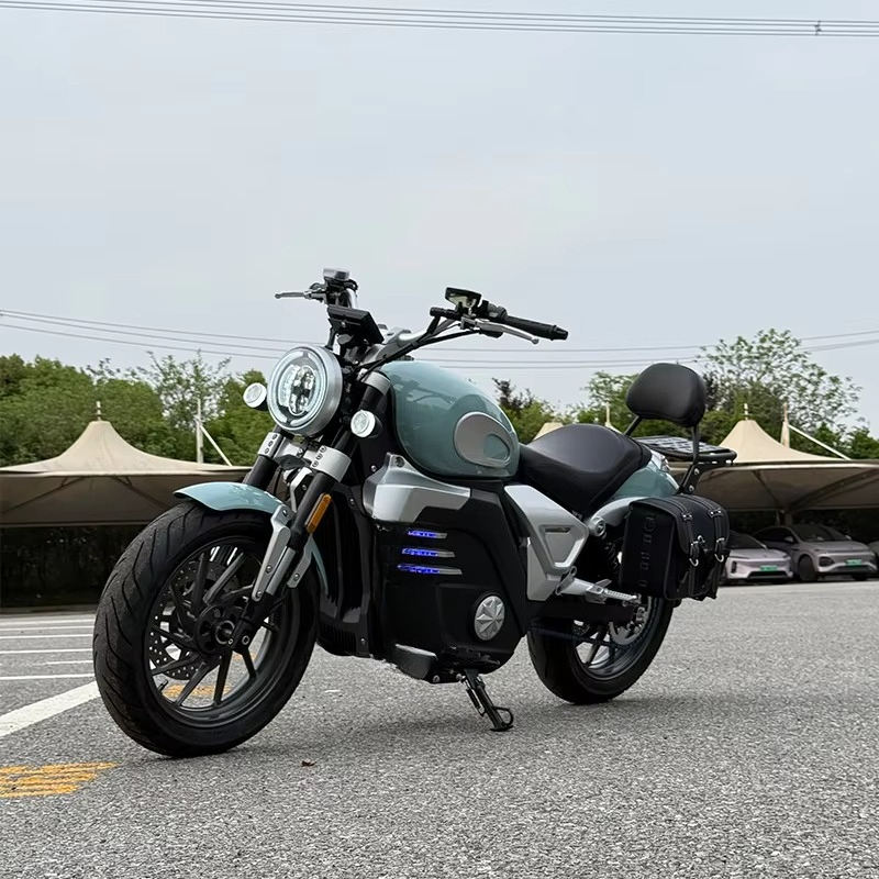 Motocicleta eléctrica Retro Pr - 72V 5000W Electric Motorcycle reseña y precio