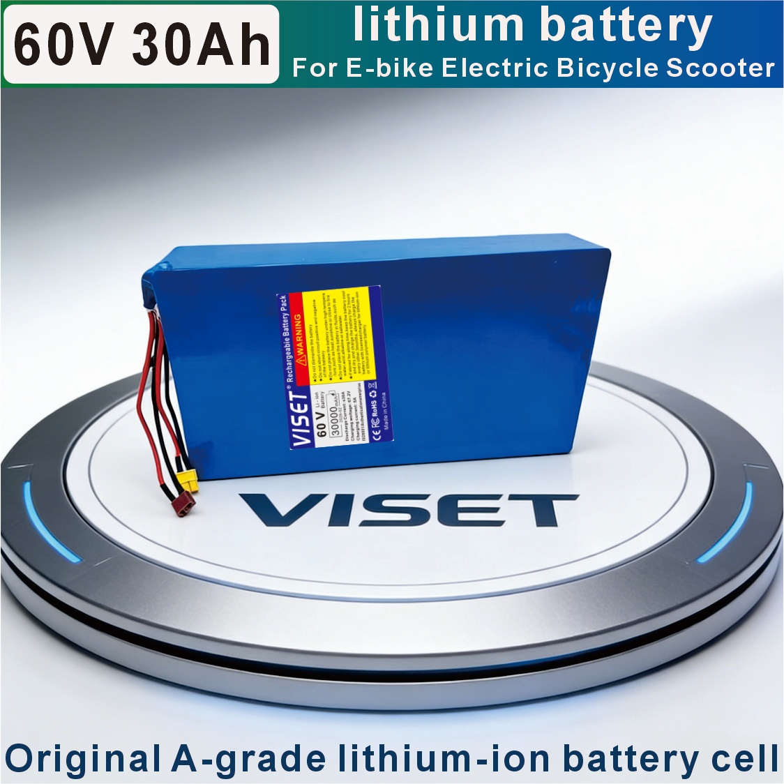Batería para Bicicleta/Motocic - 60V 30Ah Electric Scooter Battery reseña y precio