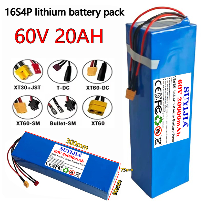 Transporte aéreo rápido, bater - 60V 30Ah Electric Scooter Battery reseña y precio